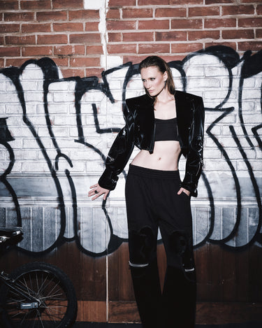 Calça de Vinil Label Bear Mood