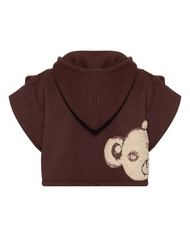 Cropped Pocket Moletom sem Manga