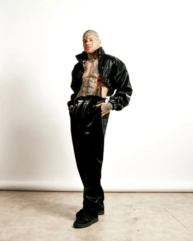 Calça Reta de Vinil Gs Ways