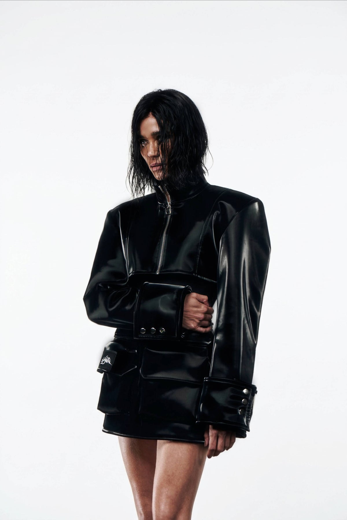 Blazer Cropped Pique L.A