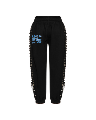 Calça Re-Use Ilhós de Moletom