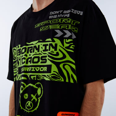 T-shirt Contact Born in Caos