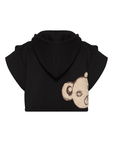 Cropped Pocket Moletom sem Manga