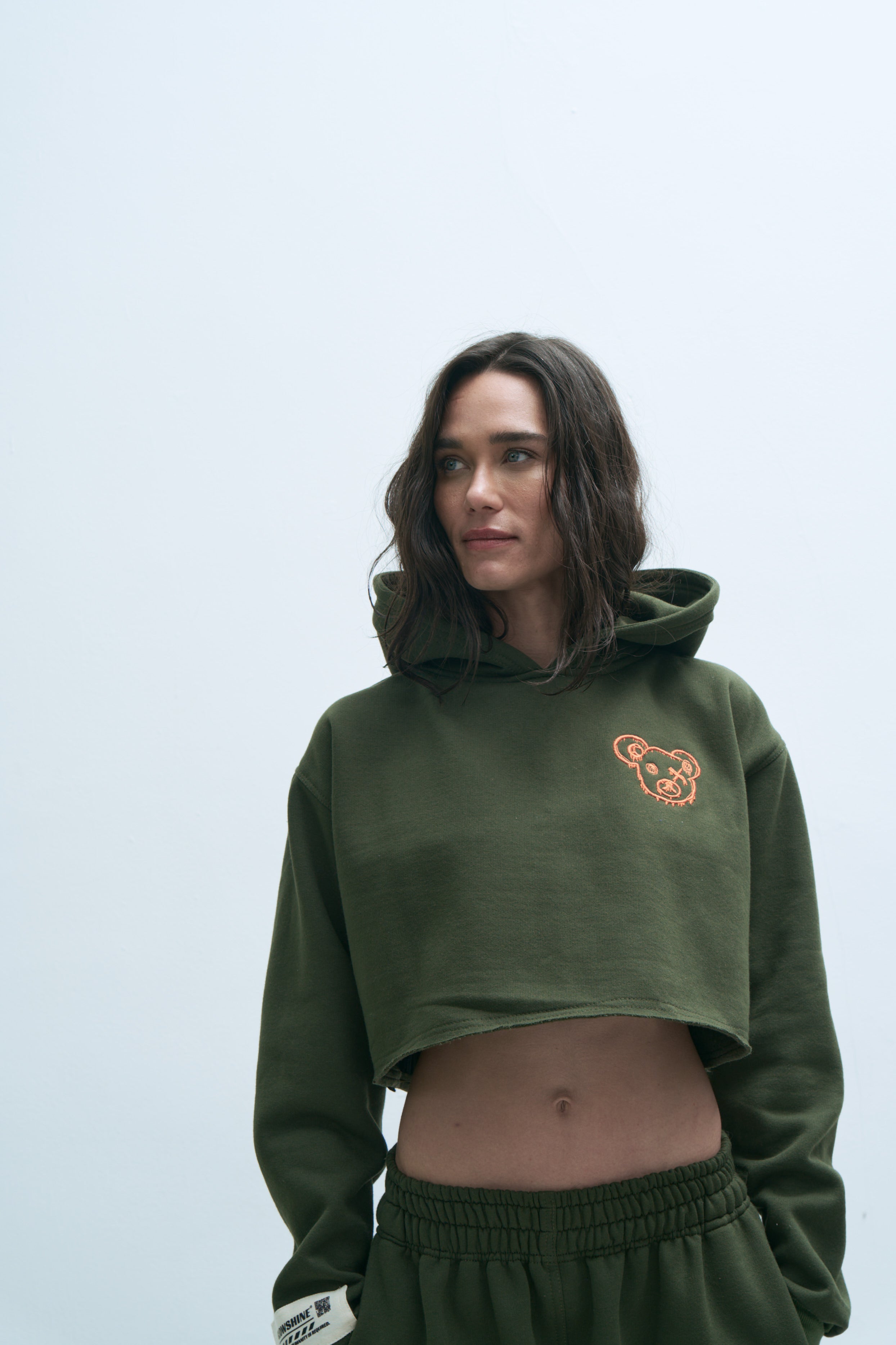 Moletom Cropped Bear Gs