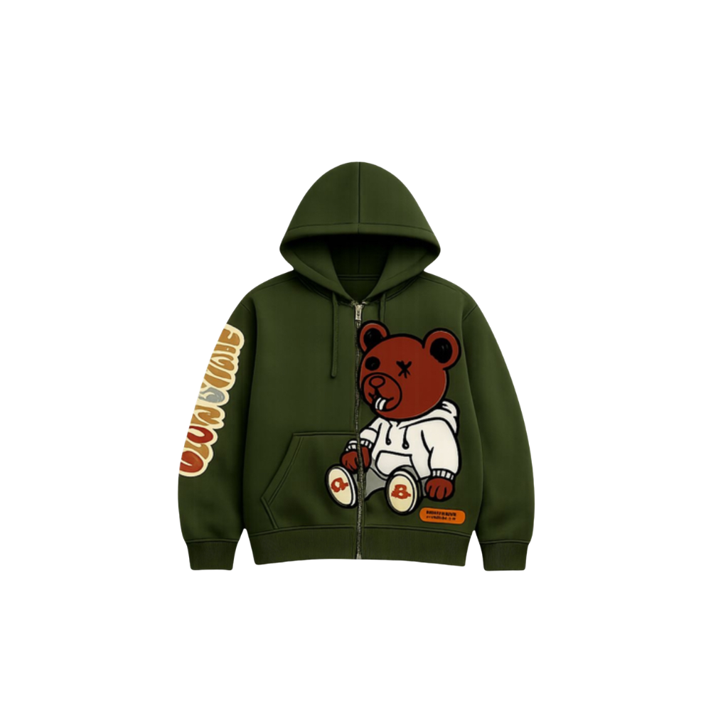 Hoodie Sitting Bear