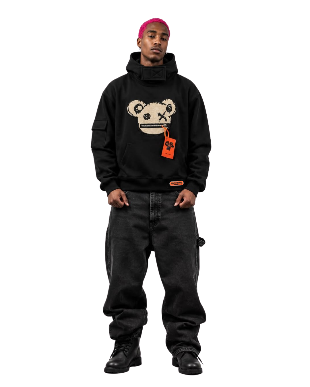Hoodie Quiet Bear V2
