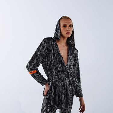 Blusa Cape Shine Contact