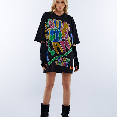 T-shirt Contact Salve o Planeta