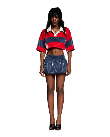 Top Cropped Polo Queen City