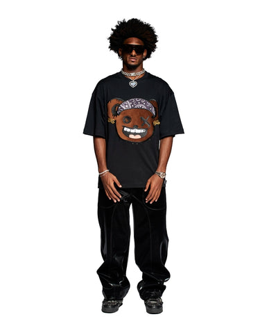 Calça de Vinil Drop Zip