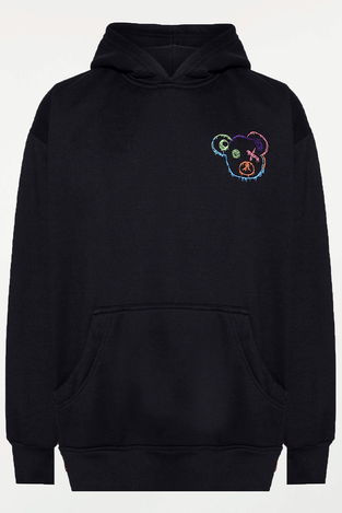 Hoodie Bear Over Colors – GLOWSHINE CLOTHING