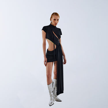 Vestido Curto Contact Jersey